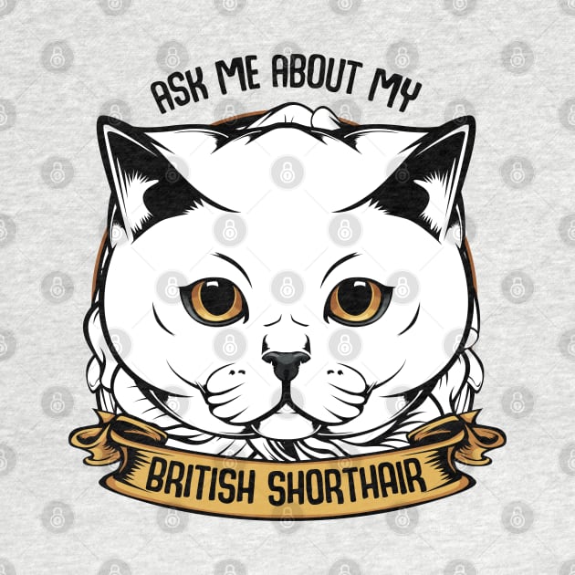 British Shorthair Cat by Lumio Gifts